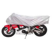 MOTORCYCLE SPECIALTIES BIKE COVER BIKINI SILVER M