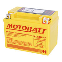 MOTOBATT PRO LITHIUM BATTERY - MLX4U-HP