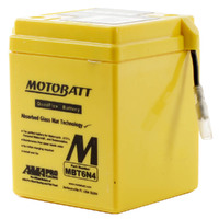 MOTOBATT BATTERY QUADFLEX AGM - MBT6N4