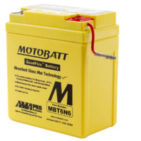 MOTOBATT BATTERY QUADFLEX AGM - MBT6N6