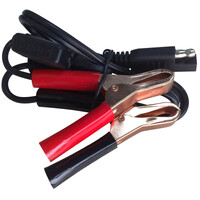 MOTOBATT CHARGER CABLE LEAD W/ALLIGATOR CLIPS - 53CM