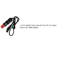 MOTOBATT CAR LIGHTER & BMW ADAPTOR CHARGER LEAD - 53CM