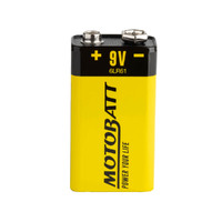 MOTOBATT 9V ALKALINE BATTERY