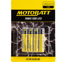 MOTOBATT AAA (LR03) 1.5V ALKALINE BATTERY 4-PACK
