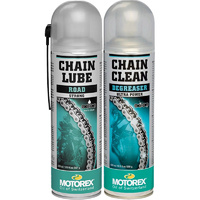 MOTOREX CHAIN CARE KIT-ROAD LUBE AND CLEANER