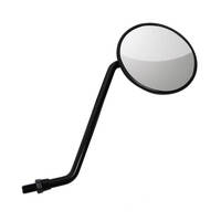 WHITES MIRROR ROUND CT110 STYLE 10MM - BLACK