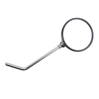 WHITES LEFT MIRROR 10MM CHROME - BMW F650 CS 01-05