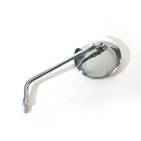 WHITES MIRROR 8MM UNIVERSAL CHROME - LEFT HAND THREAD