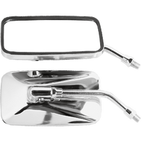 MOTORCYCLE SPECIALTIES UNIVERSAL RECTANGULAR MIRROR - CHROME