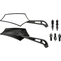MOTORCYCLE SPECIALTIES UNIVERSAL TALON MIRROR BLACK - MU58