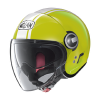 NOLAN N21 VISOR OPEN FACE DOLCE VITA LIME YELLOW WHITE 122