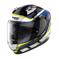 NOLAN N60-6 FULL FACE LANCER BLACK WHITE BLUE YELLOW 64
