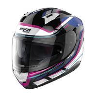 NOLAN N60-6 FULL FACE LANCER BLACK WHITE BLUE PINK 65