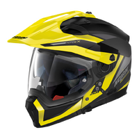 NOLAN N70-2 X ADVENTURE STUNNER FLAT BLACK YELLOW GREY 51