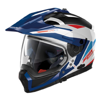 NOLAN N70-2 X ADVENTURE STUNNER WHITE BLUE RED BLACK 53