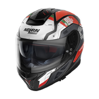 NOLAN N80-8 FULL FACE STARSCREAM FLAT BLACK RED WHITE GREEN 35