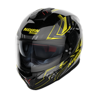 NOLAN N80-8 FULL FACE TURBOLENCE BLACK YELLOW 78