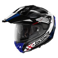 NOLAN X-552 UC ADVENTURE DINAMO CARBON WHITE BLUE RED 24