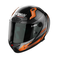 NOLAN X-804 RS FULL FACE HOT LAP CARBON ORANGE 14