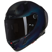 NOLAN X-804 RS FULL FACE LIQUIDO BLUE TINT CARBON