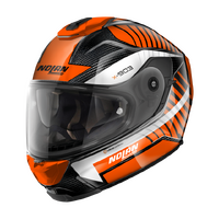 NOLAN X-903 UC FULL FACE STARLIGHT CARBON ORANGE WHITE 75