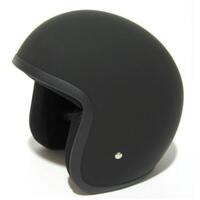 NEX JET OPEN FACE HELMET NO STUD MATT BLACK