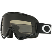 OAKLEY O-FRAME JET BLACK GOGGLES W/DARK GREY LENS