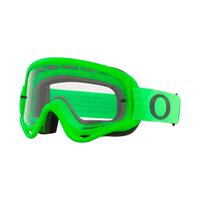 OAKLEY O-FRAME MOTO GREEN GOGGLE WITH CLEAR LENS