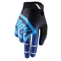 100% RIDEFIT CORPO GLOVES BLUE