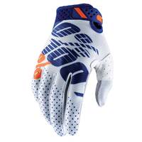 100% RIDEFIT GLOVES WHITE NAVY