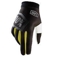 100% ITRACK INCOGNITO GLOVES BLACK YELLOW
