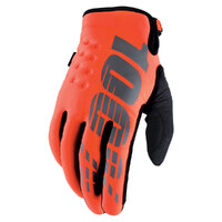 100% BRISKER GLOVES ORANGE