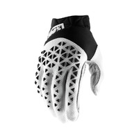 100% AIRMATIC STEEL GLOVES BLACK WHITE
