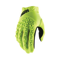 100% AIRMATIC YOUTH GLOVES FLURO YELLOW BLACK