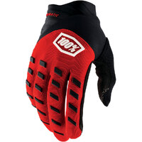 100% AIRMATIC YOUTH GLOVES RED BLACK