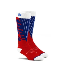 100% TORQUE MOTO SOCKS WHITE YOUTH