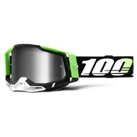 100% RACECRAFT2 GOGGLE KALKUTA MIRROR SILVER LENS