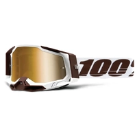 100% RACECRAFT2 GOGGLE SNOWBIRD TRUE GOLD LENS