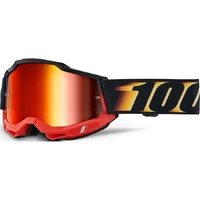 100% ACCURI 2 GOGGLE STAMINO2 W/ MIRROR RED LENS