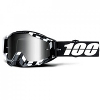 100% RACECRAFT GOGGLE ALTA MIRROR SILVER LENS