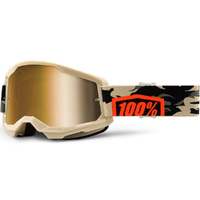 100% Strata2 Goggle w/True Gold lens