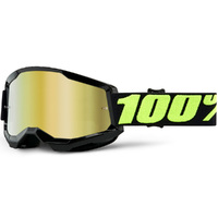 100% Strata2 Goggle Upsol Mirror Gold Lens