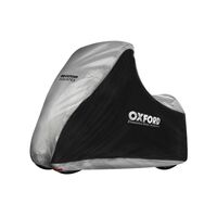 OXFORD AQUATEX MOTORBIKE COVER BLACK SILVER MP3