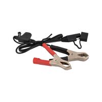 OXFORD CROCODILE CLIPS TO USA/SAE CONNECTOR 0.5M