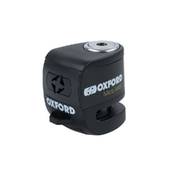 OXFORD MICRO XA5 DISC LOCK - BLACK BLACK