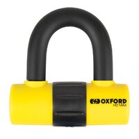 OXFORD HD MAX PADLOCK / DISC LOCK 14MM - YELLOW