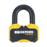 OXFORD NEMESIS 16MM DISC LOCK YELLOW