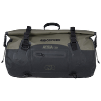 OXFORD AQUA T30 ROLL BAG BLACK / KHAKI 