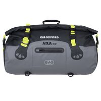 OXFORD AQUA T50 ROLL BAG BLACK FLURO 