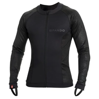 PANDO MOTO SHELL UH 03 BLACK ARMOURED SHIRT UNISEX